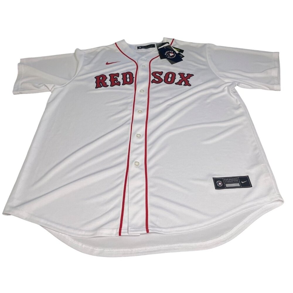 Boston Red Sox Nike Hernandez Jersey XL White & Red Unisex 100% Polyester